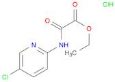 Acetic acid, 2-[(5-chloro-2-pyridinyl)amino]-2-oxo-, ethyl ester, hydrochloride (1:1)