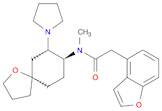 4-Benzofuranacetamide, N-methyl-N-[(5R,7S,8S)-7-(1-pyrrolidinyl)-1-oxaspiro[4.5]dec-8-yl]-