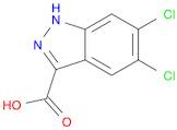 1H-Indazole-3-carboxylic acid, 5,6-dichloro-