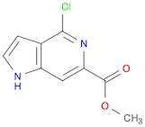 1H-Pyrrolo[3,2-c]pyridine-6-carboxylic acid, 4-chloro-, methyl ester