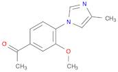 Ethanone, 1-[3-methoxy-4-(4-methyl-1H-imidazol-1-yl)phenyl]-