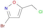 Isoxazole, 3-bromo-5-(chloromethyl)-