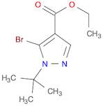 1H-Pyrazole-4-carboxylic acid, 5-bromo-1-(1,1-dimethylethyl)-, ethyl ester