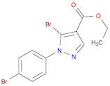 1H-Pyrazole-4-carboxylic acid, 5-bromo-1-(4-bromophenyl)-, ethyl ester