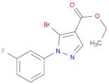 1H-Pyrazole-4-carboxylic acid, 5-bromo-1-(3-fluorophenyl)-, ethyl ester