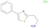 2-Thiazoleethanamine, 4-phenyl-, hydrochloride (1:1)