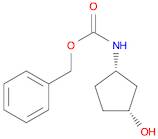 Carbamic acid, (3-hydroxycyclopentyl)-, phenylmethyl ester, cis- (9CI)