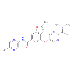 2-Pyrimidinecarboxamide, N,N-dimethyl-5-[[2-methyl-6-[[(5-methyl-2-pyrazinyl)amino]carbonyl]-4-ben…