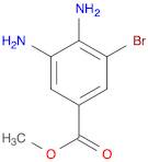 Benzoic acid, 3,4-diamino-5-bromo-, methyl ester