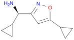 3-Isoxazolemethanamine, α,5-dicyclopropyl-, (αR)-