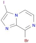 Imidazo[1,2-a]pyrazine, 8-bromo-3-iodo-