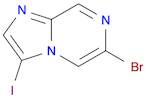 Imidazo[1,2-a]pyrazine, 6-bromo-3-iodo-