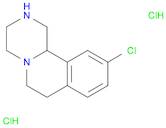 2H-Pyrazino[2,1-a]isoquinoline, 10-chloro-1,3,4,6,7,11b-hexahydro-, hydrochloride (1:2)