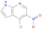 1H-Pyrrolo[2,3-b]pyridine, 4-chloro-5-nitro-