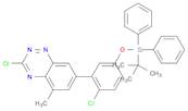 1,2,4-Benzotriazine, 3-chloro-7-[2-chloro-5-[[(1,1-diMethylethyl)diphenylsilyl]oxy]phenyl]-5-Methy…