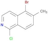 Isoquinoline, 5-bromo-1-chloro-6-methyl-