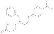 Butanoic acid, 4-[[2-(4-nitrophenoxy)ethyl](phenylMethyl)aMino]-