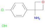 3-Oxetanamine, 3-(4-chlorophenyl)-, hydrochloride (1:1)