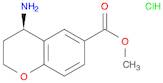 2H-1-Benzopyran-6-carboxylic acid, 4-amino-3,4-dihydro-, methyl ester, hydrochloride (1:1), (4R)-