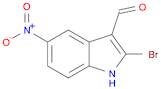 1H-Indole-3-carboxaldehyde, 2-bromo-5-nitro-