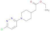 4-Piperidineacetic acid, 1-(6-chloro-3-pyridazinyl)-, ethyl ester