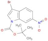 1H-Indole-1-carboxylic acid, 3-bromo-6-nitro-, 1,1-dimethylethyl ester