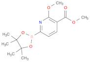 3-Pyridinecarboxylic acid, 2-methoxy-6-(4,4,5,5-tetramethyl-1,3,2-dioxaborolan-2-yl)-, methyl ester