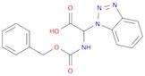 1H-Benzotriazole-1-acetic acid, α-[[(phenylmethoxy)carbonyl]amino]-