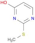 4-Pyrimidinol, 2-(methylthio)-