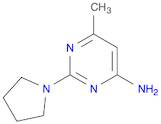 4-Pyrimidinamine, 6-methyl-2-(1-pyrrolidinyl)-