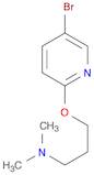 1-Propanamine, 3-[(5-bromo-2-pyridinyl)oxy]-N,N-dimethyl-