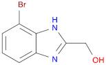 1H-Benzimidazole-2-methanol, 7-bromo-