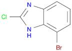 1H-Benzimidazole, 7-bromo-2-chloro-