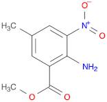 Benzoic acid, 2-amino-5-methyl-3-nitro-, methyl ester