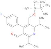 3-Pyridinecarboxaldehyde, 5-[[[(1,1-dimethylethyl)dimethylsilyl]oxy]methyl]-4-(4-fluorophenyl)-2...