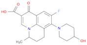 1H,5H-Benzo[ij]quinolizine-2-carboxylic acid, 9-fluoro-6,7-dihydro-8-(4-hydroxy-1-piperidinyl)-5-m…