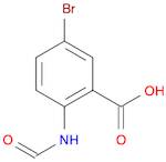 Benzoic acid, 5-bromo-2-(formylamino)-