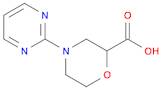 2-Morpholinecarboxylic acid, 4-(2-pyrimidinyl)-