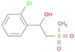 Benzenemethanol, 2-chloro-α-[(methylsulfonyl)methyl]-