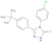 3H-1,2,4-Triazole-3-thione, 4-(4-chlorophenyl)-5-[4-(1,1-dimethylethyl)phenyl]-2,4-dihydro-