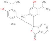 1(3H)-Isobenzofuranone, 3,3-bis[4-hydroxy-2-methyl-5-(1-methylethyl)phenyl]-