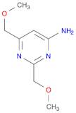 4-Pyrimidinamine, 2,6-bis(methoxymethyl)-