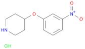 Piperidine, 4-(3-nitrophenoxy)-, hydrochloride (1:1)