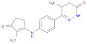 3(2H)-Pyridazinone, 4,5-dihydro-5-methyl-6-[4-[(2-methyl-3-oxo-1-cyclopenten-1-yl)amino]phenyl]-