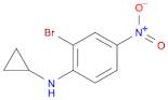 Benzenamine, 2-bromo-N-cyclopropyl-4-nitro-