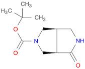 Pyrrolo[3,4-c]pyrrole-2(1H)-carboxylic acid, hexahydro-4-oxo-, 1,1-dimethylethyl ester, (3aR,6aR)-rel-