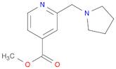 4-Pyridinecarboxylic acid, 2-(1-pyrrolidinylmethyl)-, methyl ester
