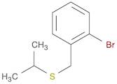 Benzene, 1-bromo-2-[[(1-methylethyl)thio]methyl]-