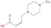 2-Butenoic acid, 4-(4-methyl-1-piperazinyl)-