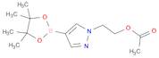1H-Pyrazole-1-ethanol, 4-(4,4,5,5-tetramethyl-1,3,2-dioxaborolan-2-yl)-, 1-acetate